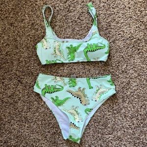 SHEIN Dinosaur Bikini Swimsuit